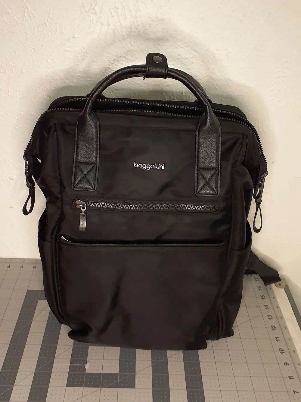 Baggallini Black Laptop Backpack Tote